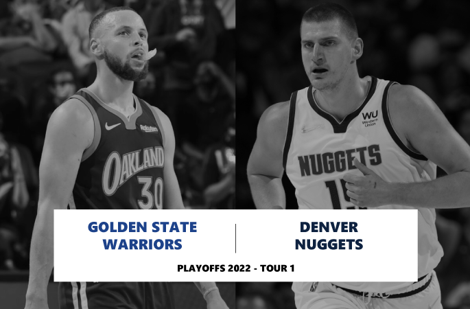 Preview Playoffs 2022 en NBA avec un tour 1 qui oppose les Warriors de Golden State contre les Nuggets de Denver