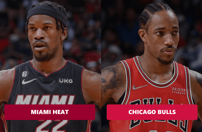 Preview du play-in 2023 entre le Miami Heat et les Chicago Bulls