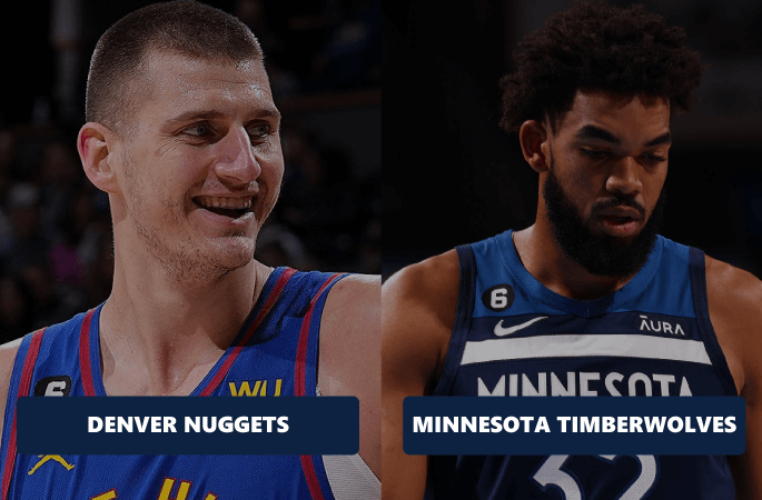 Preview du play-in 2023 entre les Denver Nuggets et les Minnesota Timberwolves