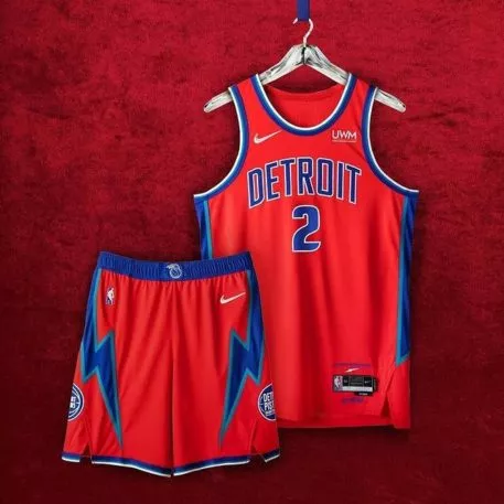 Maillot NBA City edition 2021-2022 des Pistons de Detroit